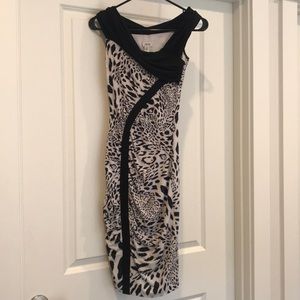 CACHE animal print dress